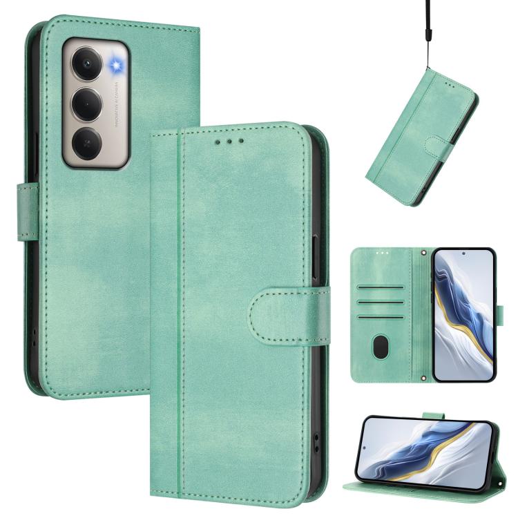 Line Splicing Buckle Retro Leather Phone Case, For Redmi Turbo 5 Max 5G / Poco X8 Pro Max 5G, For Redmi Turbo 5 5G Global / Poco X8 Pro 5G, For Redmi Note 15 Pro+ 5G 163.3mm/Poco M8 Pro 5G, For Redmi Note 15 5G / 4G 164mm / Poco M8 5G                  ...