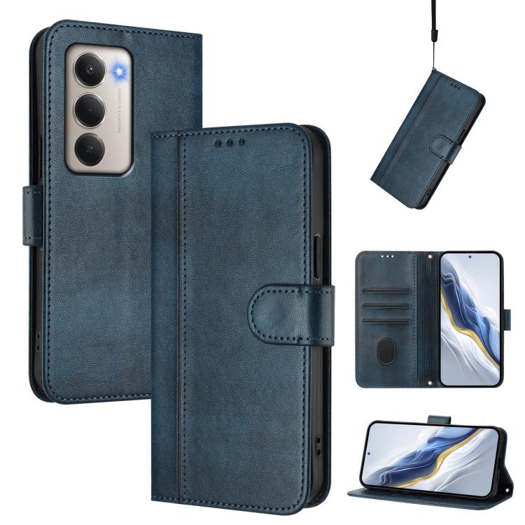 Line Splicing Buckle Retro Leather Phone Case, For Redmi Turbo 5 Max 5G / Poco X8 Pro Max 5G, For Redmi Turbo 5 5G Global / Poco X8 Pro 5G, For Redmi Note 15 Pro+ 5G 163.3mm/Poco M8 Pro 5G, For Redmi Note 15 5G / 4G 164mm / Poco M8 5G                  ...