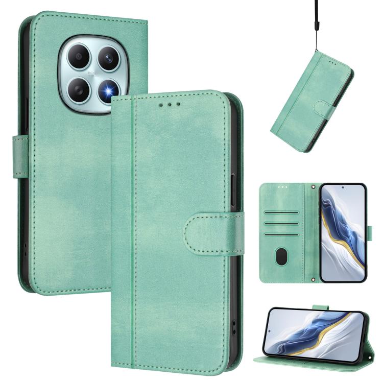 Line Splicing Buckle Retro Leather Phone Case, For Redmi Turbo 5 Max 5G / Poco X8 Pro Max 5G, For Redmi Turbo 5 5G Global / Poco X8 Pro 5G, For Redmi Note 15 Pro+ 5G 163.3mm/Poco M8 Pro 5G, For Redmi Note 15 5G / 4G 164mm / Poco M8 5G                  ...