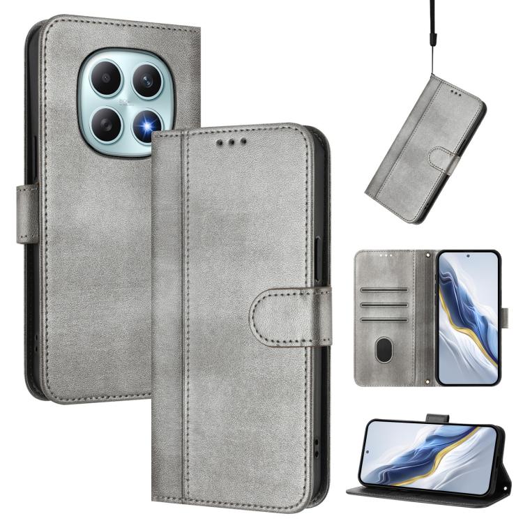 Line Splicing Buckle Retro Leather Phone Case, For Redmi Turbo 5 Max 5G / Poco X8 Pro Max 5G, For Redmi Turbo 5 5G Global / Poco X8 Pro 5G, For Redmi Note 15 Pro+ 5G 163.3mm/Poco M8 Pro 5G, For Redmi Note 15 5G / 4G 164mm / Poco M8 5G                  ...
