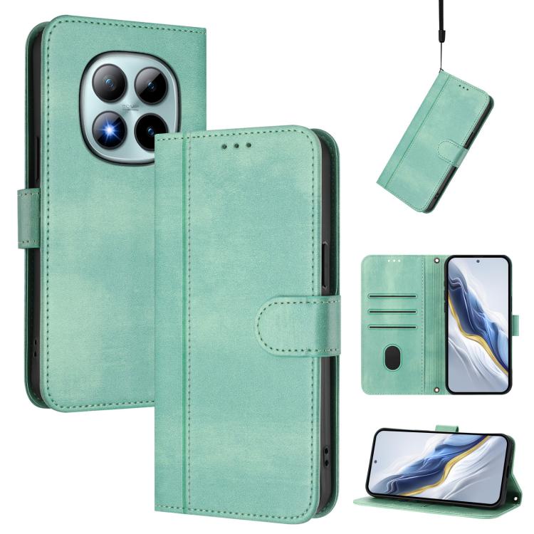 Line Splicing Buckle Retro Leather Phone Case, For Redmi Turbo 5 Max 5G / Poco X8 Pro Max 5G, For Redmi Turbo 5 5G Global / Poco X8 Pro 5G, For Redmi Note 15 Pro+ 5G 163.3mm/Poco M8 Pro 5G, For Redmi Note 15 5G / 4G 164mm / Poco M8 5G                  ...