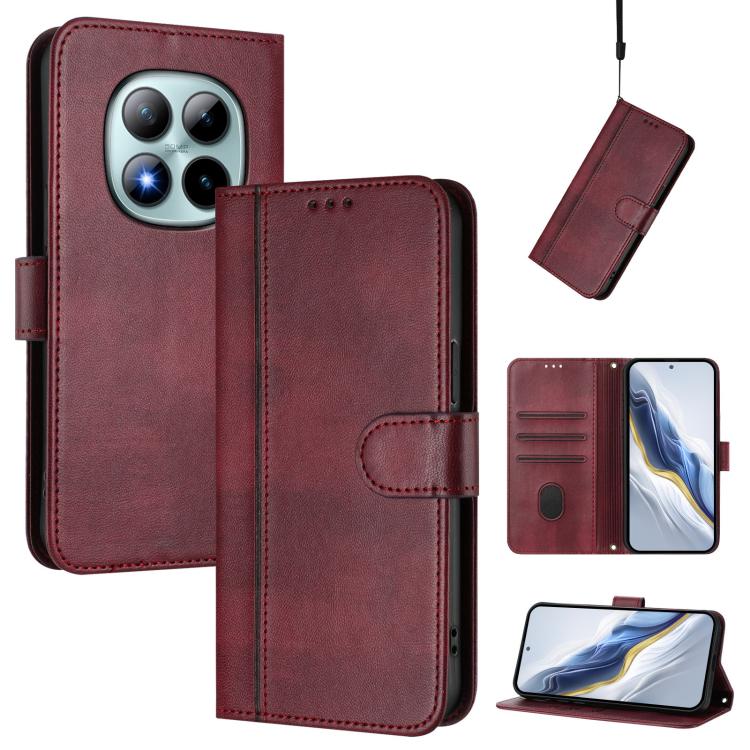 Line Splicing Buckle Retro Leather Phone Case, For Redmi Turbo 5 Max 5G / Poco X8 Pro Max 5G, For Redmi Turbo 5 5G Global / Poco X8 Pro 5G, For Redmi Note 15 Pro+ 5G 163.3mm/Poco M8 Pro 5G, For Redmi Note 15 5G / 4G 164mm / Poco M8 5G                  ...
