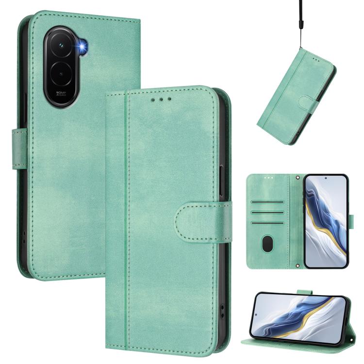 Line Splicing Buckle Retro Leather Phone Case, For Redmi Turbo 5 Max 5G / Poco X8 Pro Max 5G, For Redmi Turbo 5 5G Global / Poco X8 Pro 5G, For Redmi Note 15 Pro+ 5G 163.3mm/Poco M8 Pro 5G, For Redmi Note 15 5G / 4G 164mm / Poco M8 5G                  ...