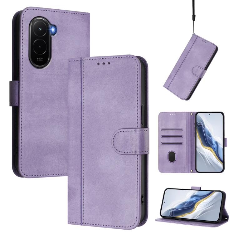 Line Splicing Buckle Retro Leather Phone Case, For Redmi Turbo 5 Max 5G / Poco X8 Pro Max 5G, For Redmi Turbo 5 5G Global / Poco X8 Pro 5G, For Redmi Note 15 Pro+ 5G 163.3mm/Poco M8 Pro 5G, For Redmi Note 15 5G / 4G 164mm / Poco M8 5G                  ...