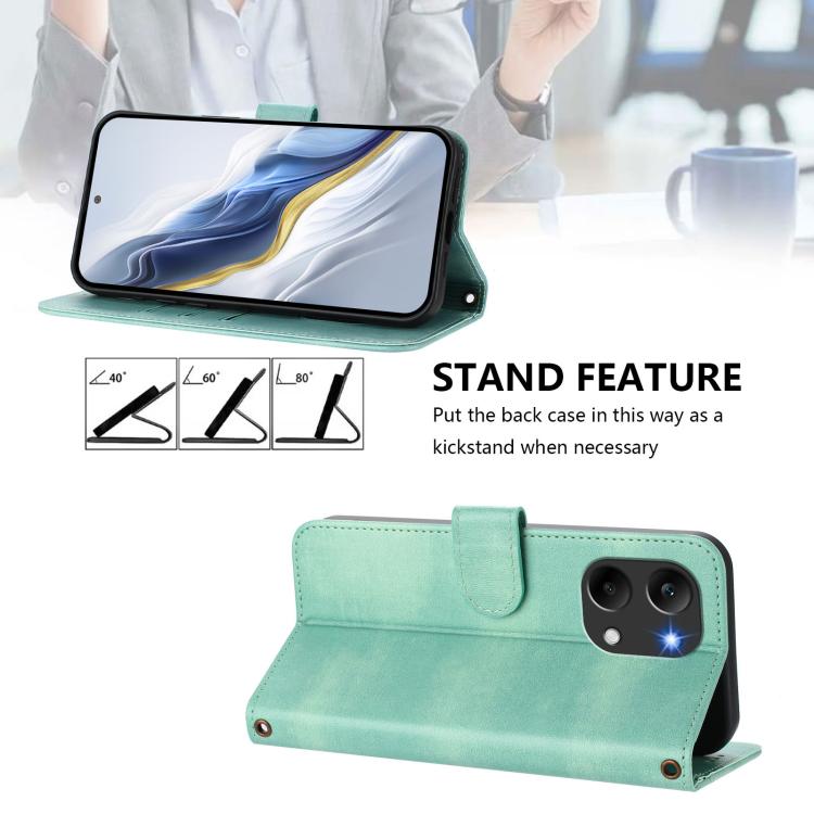 Line Splicing Buckle Retro Leather Phone Case, For Redmi Turbo 5 Max 5G / Poco X8 Pro Max 5G, For Redmi Turbo 5 5G Global / Poco X8 Pro 5G, For Redmi Note 15 Pro+ 5G 163.3mm/Poco M8 Pro 5G, For Redmi Note 15 5G / 4G 164mm / Poco M8 5G                  ...