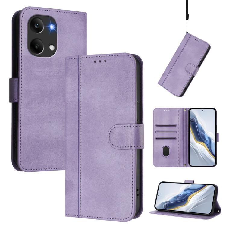 Line Splicing Buckle Retro Leather Phone Case, For Redmi Turbo 5 Max 5G / Poco X8 Pro Max 5G, For Redmi Turbo 5 5G Global / Poco X8 Pro 5G, For Redmi Note 15 Pro+ 5G 163.3mm/Poco M8 Pro 5G, For Redmi Note 15 5G / 4G 164mm / Poco M8 5G                  ...