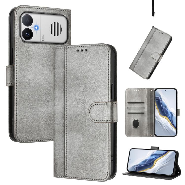 Line Splicing Buckle Retro Leather Phone Case, For Redmi A7 / A5 4G 171mm / Poco C71, For Xiaomi 17 Max 5G, For Redmi K90 Max 5G, For Xiaomi 17T Pro 5G, For Redmi A7 Pro 171mm / Poco C85x 5G, For Redmi 15a 5G