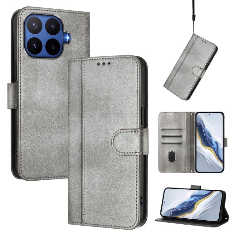 Line Splicing Buckle Retro Leather Phone Case, For Redmi A7 / A5 4G 171mm / Poco C71, For Xiaomi 17 Max 5G, For Redmi K90 Max 5G, For Xiaomi 17T Pro 5G, For Redmi A7 Pro 171mm / Poco C85x 5G, For Redmi 15a 5G