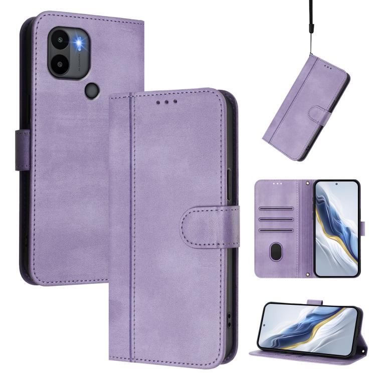 Line Splicing Buckle Retro Leather Phone Case, For Redmi Note 11T Pro+ / Note 12T Pro / K50i, For Redmi Note 12 Turbo 5G / Xiaomi Poco F5, For Redmi K60 / K60 Pro, For Redmi Note 11 4G / Note 11S 4G Global, For Redmi A1+ 4G / A2+                       ...