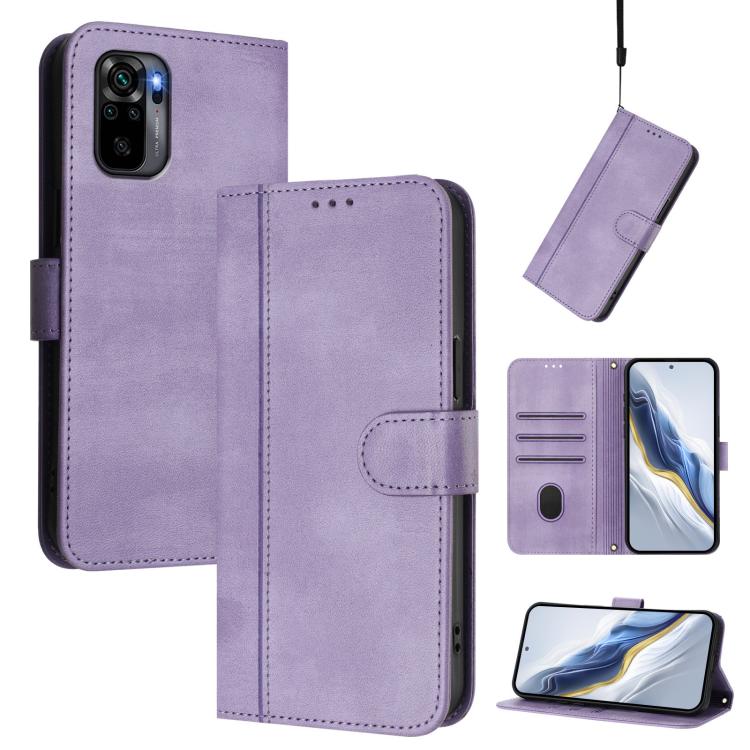 Line Splicing Buckle Retro Leather Phone Case, For Redmi 11A 4G Global, For Redmi Note 10 4G / Note 10S 4G, For Redmi Note 11S 5G / Xiaomi Poco M4 Pro 5G, For Redmi 10A / 9C, For Redmi 10 4G 2021 / 2022 Global, For Redmi K40 / K40 Pro