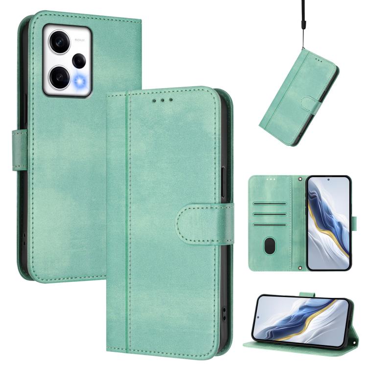 Line Splicing Buckle Retro Leather Phone Case, For Redmi Note 12 4G Global, For Redmi A1 4G / A2 4G, For Redmi Note 12 Pro+ 5G India, For Redmi Note 12 Pro Speed / Note 12 Pro 5G, For Redmi Note 12 5G India / Xiaomi Poco X5                             ...