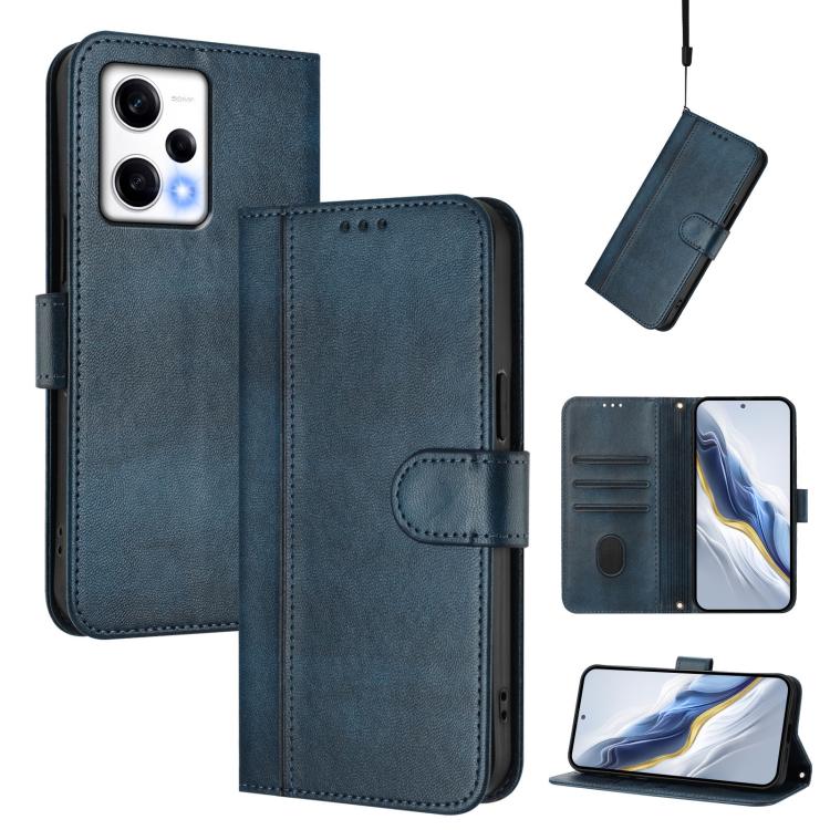 Line Splicing Buckle Retro Leather Phone Case, For Redmi Note 12 4G Global, For Redmi A1 4G / A2 4G, For Redmi Note 12 Pro+ 5G India, For Redmi Note 12 Pro Speed / Note 12 Pro 5G, For Redmi Note 12 5G India / Xiaomi Poco X5                             ...