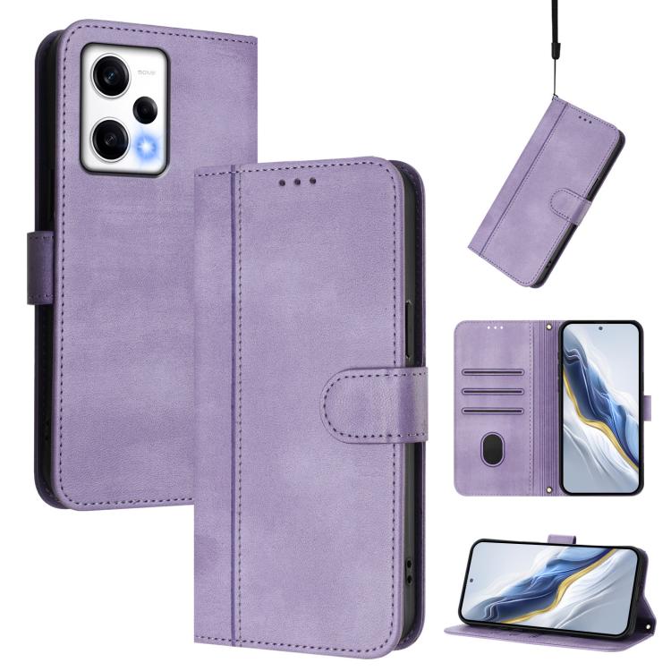 Line Splicing Buckle Retro Leather Phone Case, For Redmi Note 12 4G Global, For Redmi A1 4G / A2 4G, For Redmi Note 12 Pro+ 5G India, For Redmi Note 12 Pro Speed / Note 12 Pro 5G, For Redmi Note 12 5G India / Xiaomi Poco X5                             ...