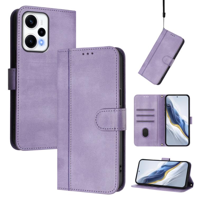 Line Splicing Buckle Retro Leather Phone Case, For Redmi Note 11T Pro+ / Note 12T Pro / K50i, For Redmi Note 12 Turbo 5G / Xiaomi Poco F5, For Redmi K60 / K60 Pro, For Redmi Note 11 4G / Note 11S 4G Global, For Redmi A1+ 4G / A2+                       ...