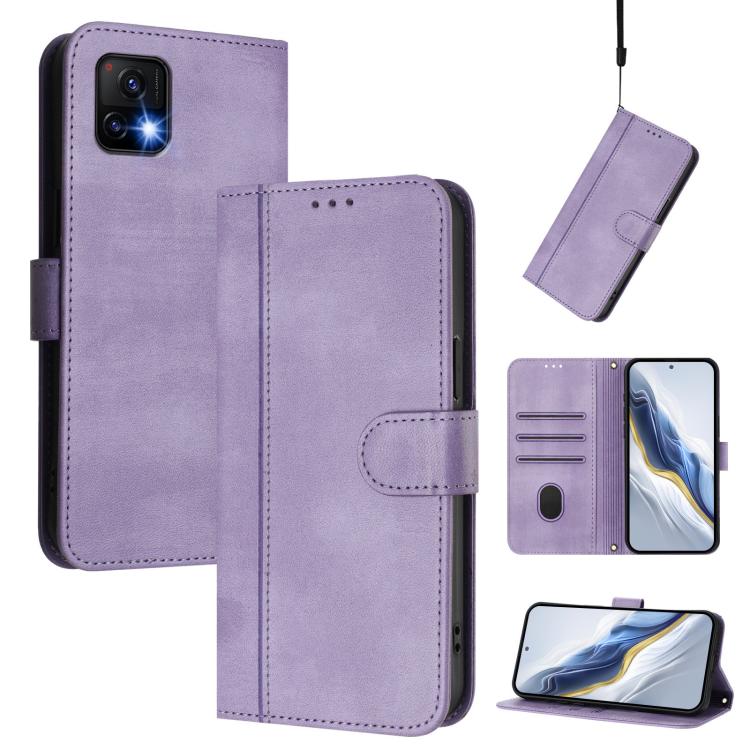 Line Splicing Buckle Retro Leather Phone Case, For vivo Y76 5G, For vivo Y73 2021, For vivo Y52s 5G / iQOO U3 / Y31s 5G, For vivo Y31 4G 2021 India / Y51A 2021, For vivo Y70s, For vivo Y30 4G Global