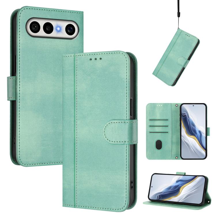 Line Splicing Buckle Retro Leather Phone Case, For vivo X300 FE / S50 Pro mini 5G, For vivo X300s, For vivo Y21 5G 2026 / Y05 4G, For vivo V70 FE 5G, For vivo X300 Ultra, For vivo X300 Pro 5G