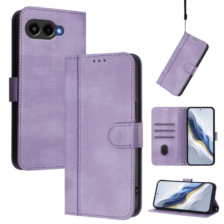 Line Splicing Buckle Retro Leather Phone Case, For T-Mobile REVVL 8 / T Phone 3, For T-Mobile REVVL 7 Pro 5G / T Phone 2 Pro 5G, For T-Mobile REVVL 7 5G / T Phone 2 5G, For T-Mobile REVVL 6 Pro 5G / REVVL 6x Pro, For T-Mobile REVVL 6 5G / REVVL 6x