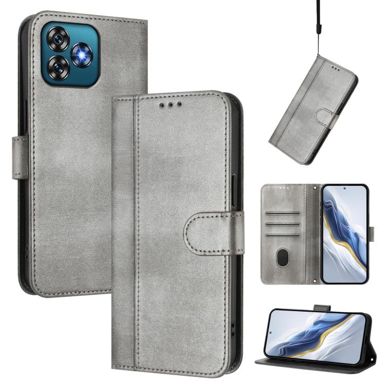 Line Splicing Buckle Retro Leather Phone Case, For Oukitel C59 / C59 Pro, For Oukitel C58 / C58 Pro, For Oukitel C57S / C57 Pro / Blu J12, For Oukitel C53, For Oukitel C50, For Oukitel C37