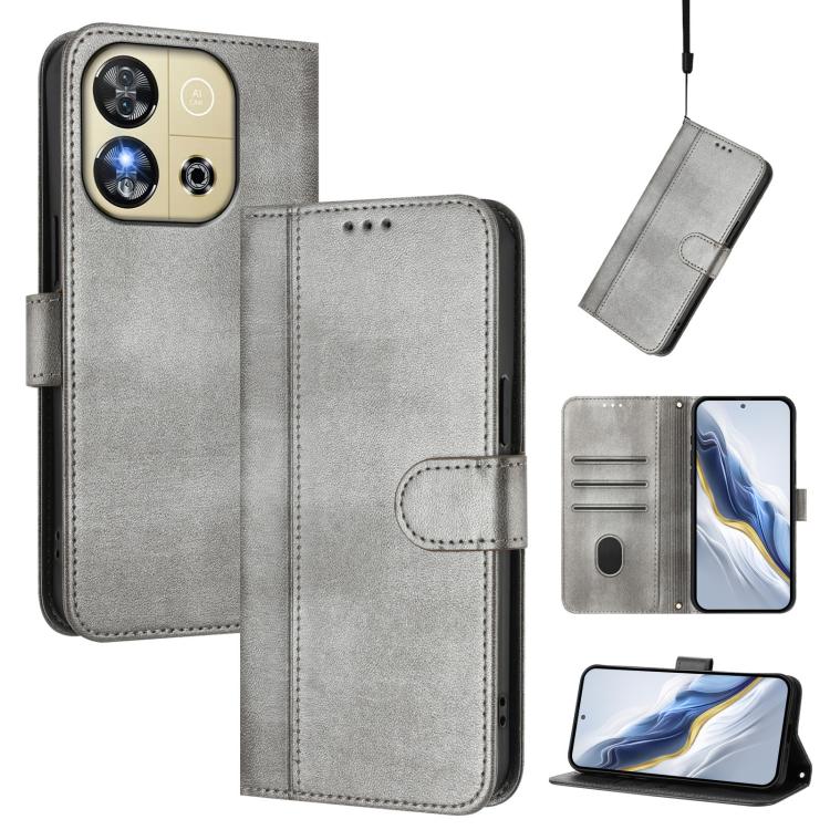 Line Splicing Buckle Retro Leather Phone Case, For Oukitel C59 / C59 Pro, For Oukitel C58 / C58 Pro, For Oukitel C57S / C57 Pro / Blu J12, For Oukitel C53, For Oukitel C50, For Oukitel C37