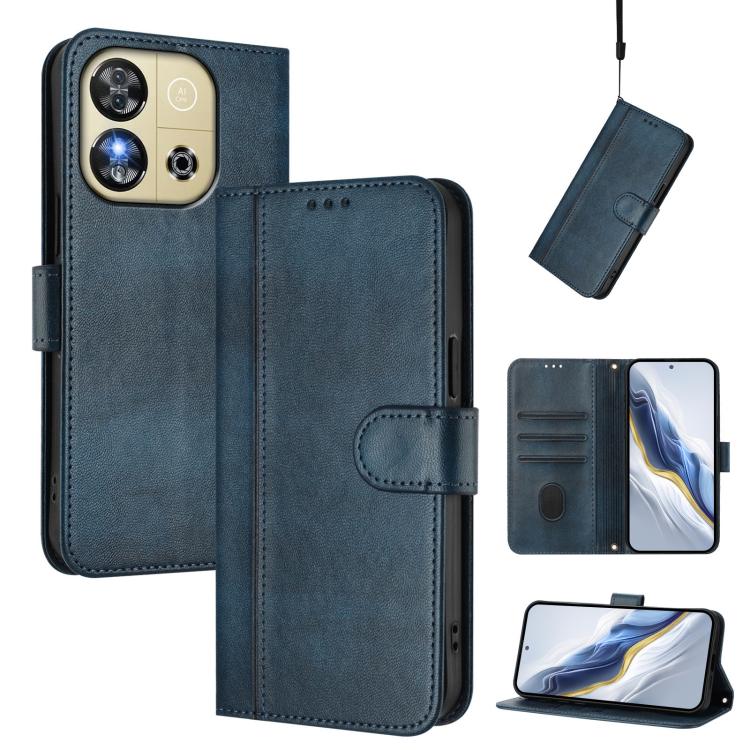 Line Splicing Buckle Retro Leather Phone Case, For Oukitel C59 / C59 Pro, For Oukitel C58 / C58 Pro, For Oukitel C57S / C57 Pro / Blu J12, For Oukitel C53, For Oukitel C50, For Oukitel C37