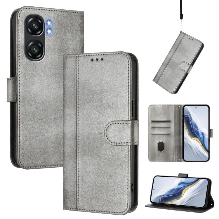 Line Splicing Buckle Retro Leather Phone Case, For Oukitel C59 / C59 Pro, For Oukitel C58 / C58 Pro, For Oukitel C57S / C57 Pro / Blu J12, For Oukitel C53, For Oukitel C50, For Oukitel C37
