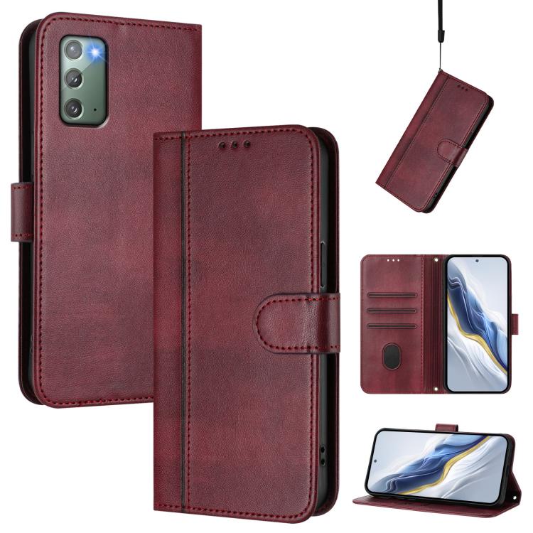 Line Splicing Buckle Retro Leather Phone Case, For Samsung Galaxy Xcover7 Pro, For Samsung Galaxy Xcover 7 5G Global, For Samsung Galaxy Xcover 6 Pro, For Samsung Galaxy Xcover 5, For Samsung Galaxy Note20 Ultra, For Samsung Galaxy Note20