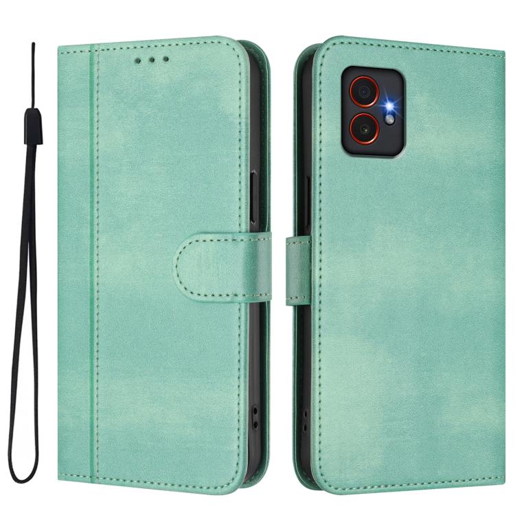 Line Splicing Buckle Retro Leather Phone Case, For Samsung Galaxy Xcover7 Pro, For Samsung Galaxy Xcover 7 5G Global, For Samsung Galaxy Xcover 6 Pro, For Samsung Galaxy Xcover 5, For Samsung Galaxy Note20 Ultra, For Samsung Galaxy Note20