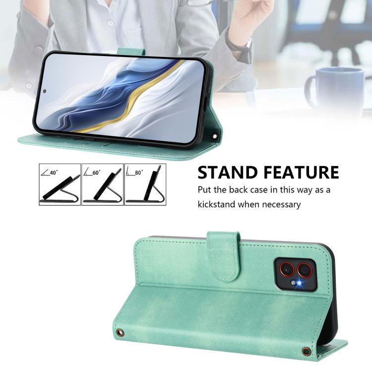 Line Splicing Buckle Retro Leather Phone Case, For Samsung Galaxy Xcover7 Pro, For Samsung Galaxy Xcover 7 5G Global, For Samsung Galaxy Xcover 6 Pro, For Samsung Galaxy Xcover 5, For Samsung Galaxy Note20 Ultra, For Samsung Galaxy Note20