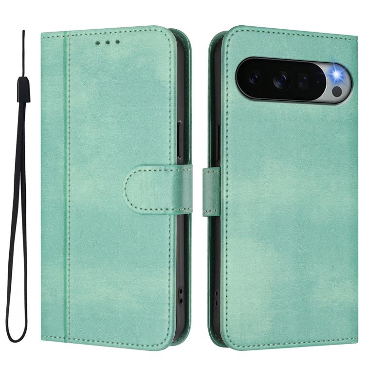 Line Splicing Buckle Retro Leather Phone Case, For Google Pixel 11 Pro XL, For Google Pixel 11 Pro / 11, For Google Pixel 9 Pro XL / Pixel 10 Pro XL, For Google Pixel 10 / 10 Pro / Pixel 9 / 9 Pro, For Google Pixel 9a, For Google Pixel 8a