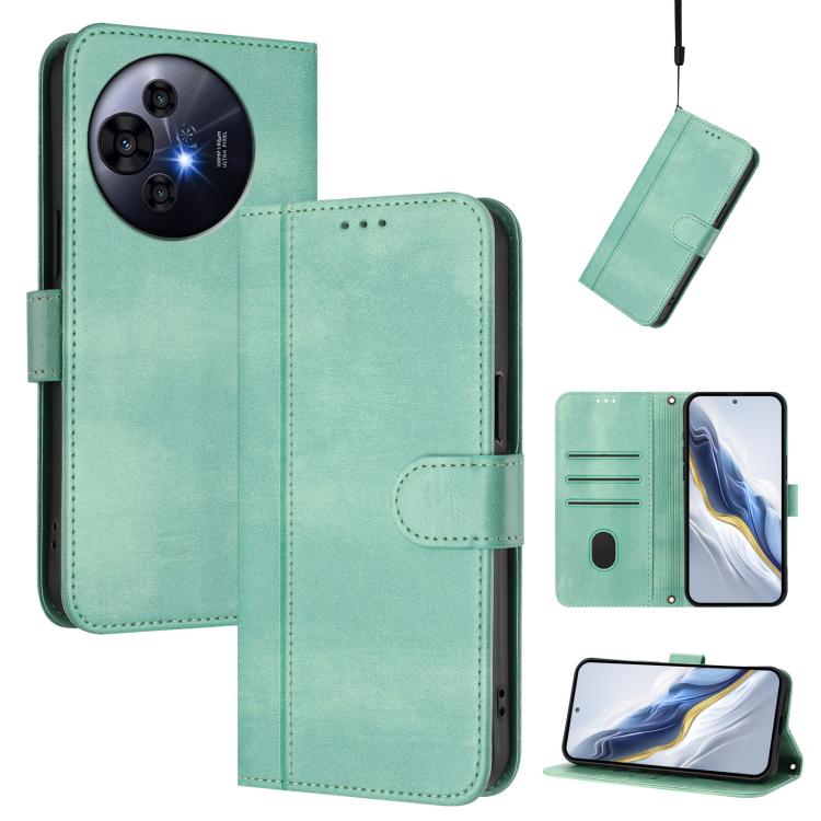Line Splicing Buckle Retro Leather Phone Case, For TCL 503, For TCL 50 5G / 50 XE / 50 XE NxtPaper, For TCL 50 Nxtpaper /  50 Pro NxtPaper, For TCL 50 LE / TCL K23 / K24, For TCL 50 XL 5G / 50 XL NxtPaper, For TCL 201