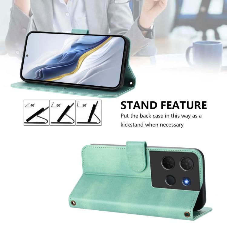 Line Splicing Buckle Retro Leather Phone Case, For TCL 503, For TCL 50 5G / 50 XE / 50 XE NxtPaper, For TCL 50 Nxtpaper /  50 Pro NxtPaper, For TCL 50 LE / TCL K23 / K24, For TCL 50 XL 5G / 50 XL NxtPaper, For TCL 201