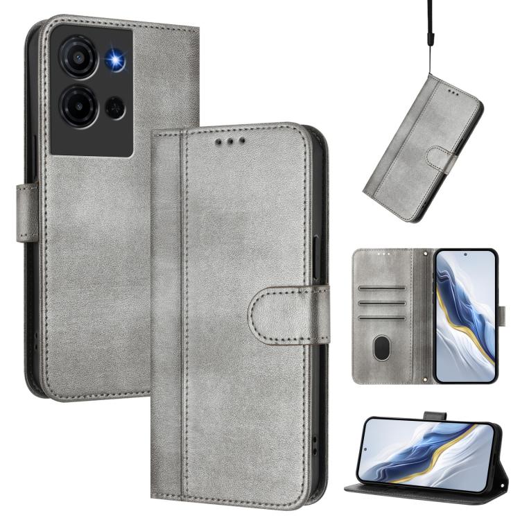 Line Splicing Buckle Retro Leather Phone Case, For TCL K70 Power 4G / K70 4G, For TCL Nxtpaper 70 Pro 5G, For TCL K32 5G / K33 5G, For TCL 60 NxtPaper, For TCL 605 / 60 SE, For TCL 60R 5G