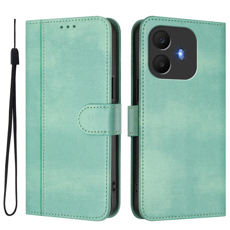 Line Splicing Buckle Retro Leather Phone Case, For TCL K70 Power 4G / K70 4G, For TCL Nxtpaper 70 Pro 5G, For TCL K32 5G / K33 5G, For TCL 60 NxtPaper, For TCL 605 / 60 SE, For TCL 60R 5G