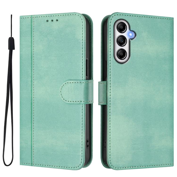 Line Splicing Buckle Retro Leather Phone Case, For Galaxy A14 4G / 5G, For Galaxy A34 5G, For Galaxy A54 5G, For Galaxy A13 / A04s / A04 4G, For Galaxy A22 5G / F42 5G, For Galaxy A53 5G