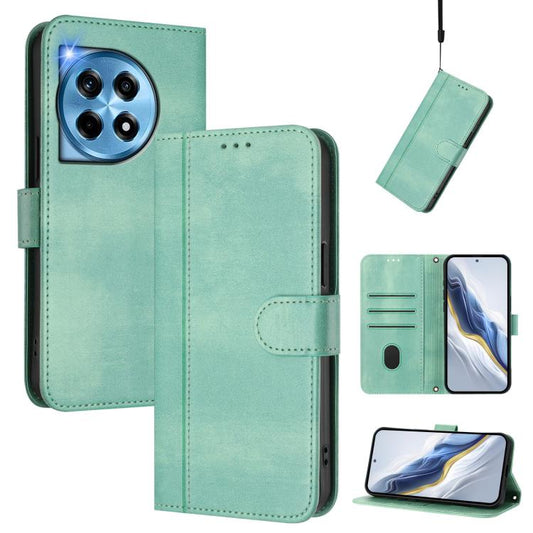 Line Splicing Buckle Retro Leather Phone Case, For OnePlus 12, For OnePlus Nord CE 3 Lite / Nord N30, For Oneplus Nord 3 / OnePlus Ace 2V, For OnePlus 11R, For Oneplus 11, For OnePlus Nord CE 3