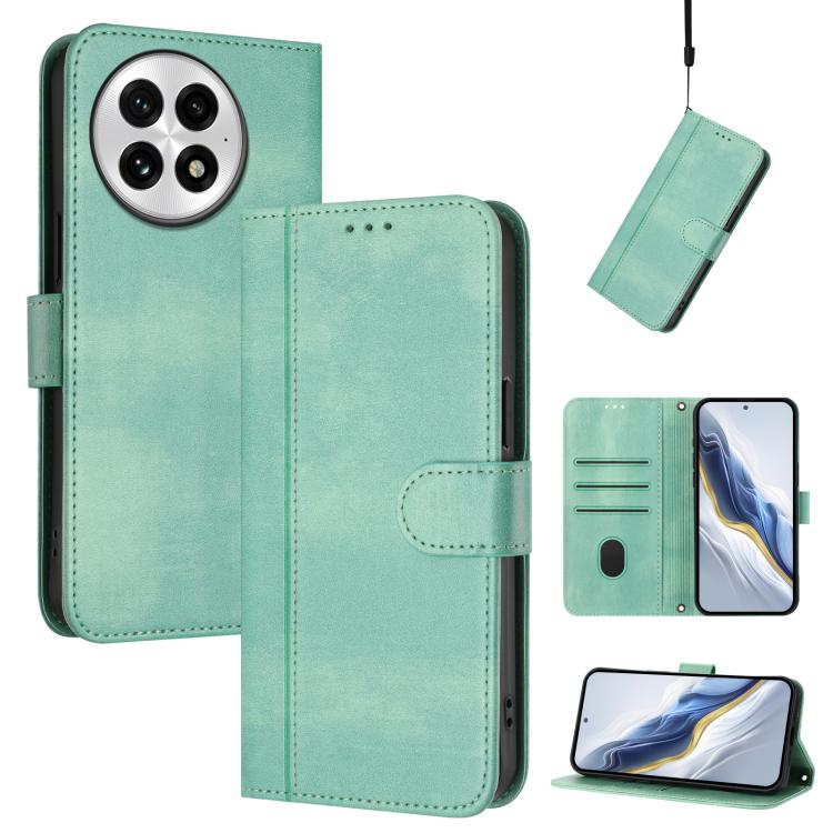 Line Splicing Buckle Retro Leather Phone Case, For OnePlus Turbo 6X Pro 5G, For OnePlus Turbo 6 / Turbo 6V, For OnePlus Ace 5 Ultra, For OnePlus Ace 5 Racing, For OnePlus 13R / OnePlus Ace 5 Pro, For OnePlus 13