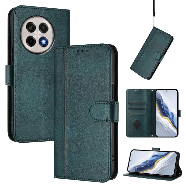 Line Splicing Buckle Retro Leather Phone Case, For OnePlus Turbo 6X Pro 5G, For OnePlus Turbo 6 / Turbo 6V, For OnePlus Ace 5 Ultra, For OnePlus Ace 5 Racing, For OnePlus 13R / OnePlus Ace 5 Pro, For OnePlus 13