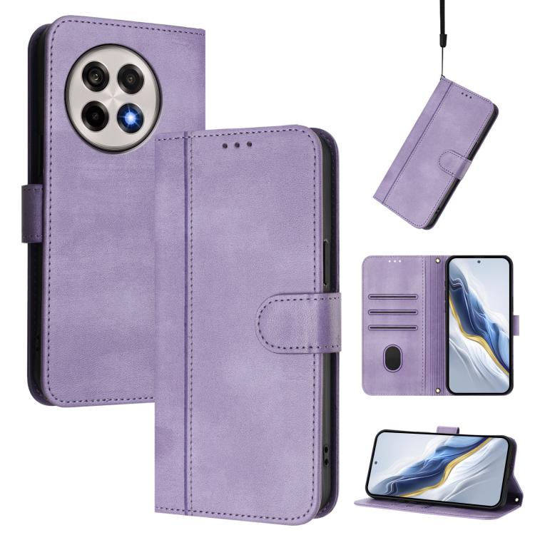 Line Splicing Buckle Retro Leather Phone Case, For OnePlus Turbo 6X Pro 5G, For OnePlus Turbo 6 / Turbo 6V, For OnePlus Ace 5 Ultra, For OnePlus Ace 5 Racing, For OnePlus 13R / OnePlus Ace 5 Pro, For OnePlus 13
