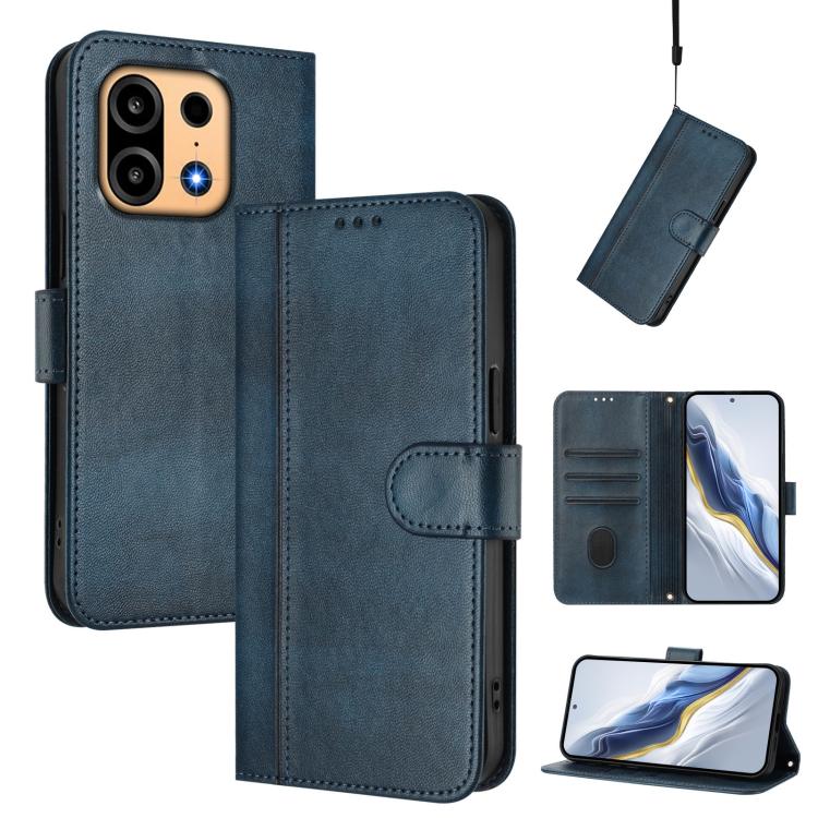 Line Splicing Buckle Retro Leather Phone Case, For OnePlus Turbo 6X Pro 5G, For OnePlus Turbo 6 / Turbo 6V, For OnePlus Ace 5 Ultra, For OnePlus Ace 5 Racing, For OnePlus 13R / OnePlus Ace 5 Pro, For OnePlus 13
