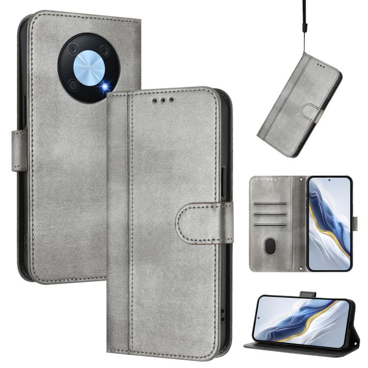 Line Splicing Buckle Retro Leather Phone Case, For Huawei Mate 60, For Huawei P60 Art, For Huawei P60 / P60 Pro, For Huawei Enjoy 50 Pro / Huawei Nova Y90, For Huawei Enjoy 50 / Nova Y70 / Nova Y70 Plus, For Huawei Nova 9
