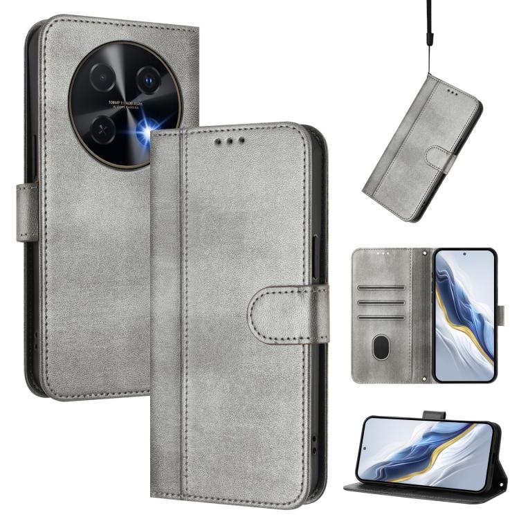 Line Splicing Buckle Retro Leather Phone Case, For Huawei Nova 13 / Nova 12, For Huawei Pura 70 Pro / Pura 70 Pro+, For Huawei nova 12i Global, For Huawei Nova 12s Global, For Huawei Pura 70, For Huawei Mate 60 Pro / Mate 60 Pro+