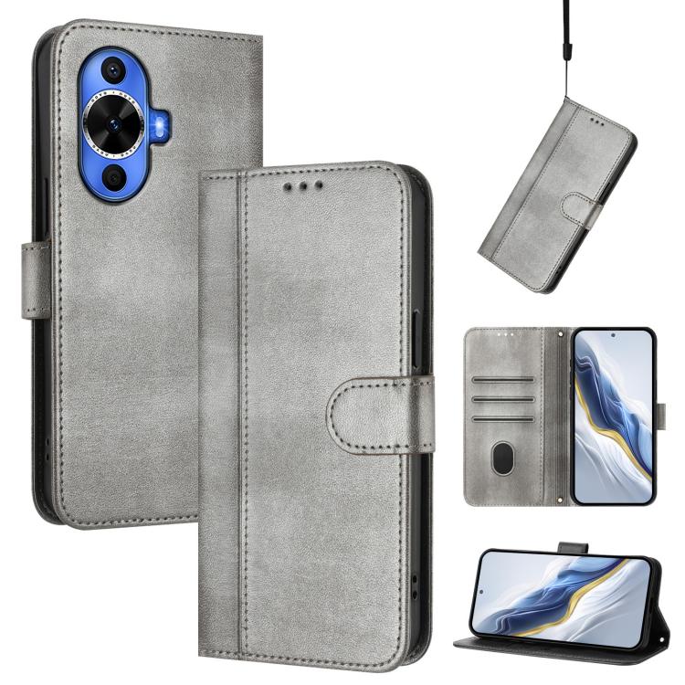 Line Splicing Buckle Retro Leather Phone Case, For Huawei Nova 13 / Nova 12, For Huawei Pura 70 Pro / Pura 70 Pro+, For Huawei nova 12i Global, For Huawei Nova 12s Global, For Huawei Pura 70, For Huawei Mate 60 Pro / Mate 60 Pro+