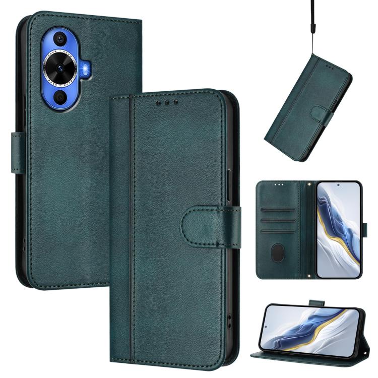 Line Splicing Buckle Retro Leather Phone Case, For Huawei Nova 13 / Nova 12, For Huawei Pura 70 Pro / Pura 70 Pro+, For Huawei nova 12i Global, For Huawei Nova 12s Global, For Huawei Pura 70, For Huawei Mate 60 Pro / Mate 60 Pro+