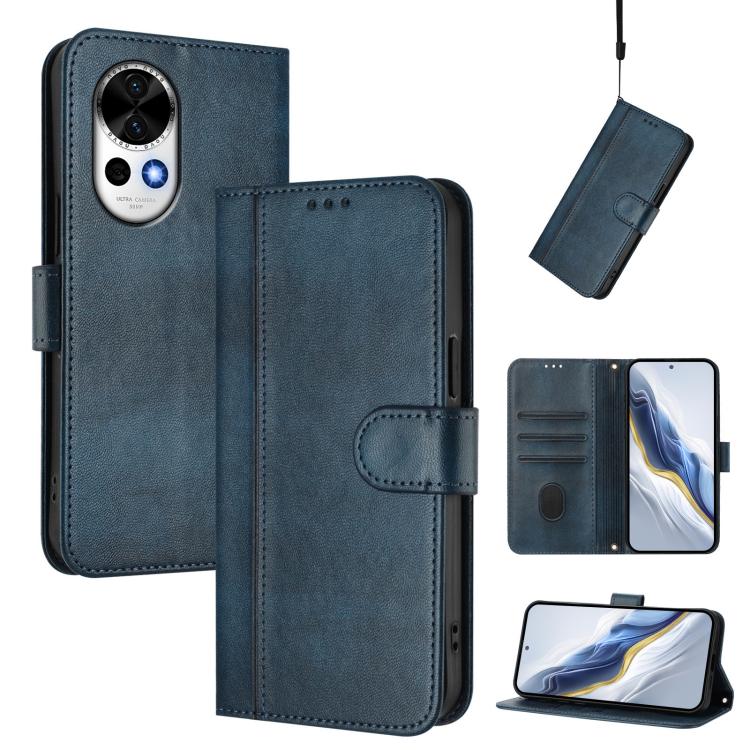 Line Splicing Buckle Retro Leather Phone Case, For Huawei Nova 13 / Nova 12, For Huawei Pura 70 Pro / Pura 70 Pro+, For Huawei nova 12i Global, For Huawei Nova 12s Global, For Huawei Pura 70, For Huawei Mate 60 Pro / Mate 60 Pro+