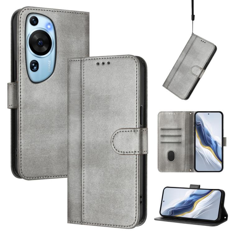 Line Splicing Buckle Retro Leather Phone Case, For Huawei Mate 60, For Huawei P60 Art, For Huawei P60 / P60 Pro, For Huawei Enjoy 50 Pro / Huawei Nova Y90, For Huawei Enjoy 50 / Nova Y70 / Nova Y70 Plus, For Huawei Nova 9