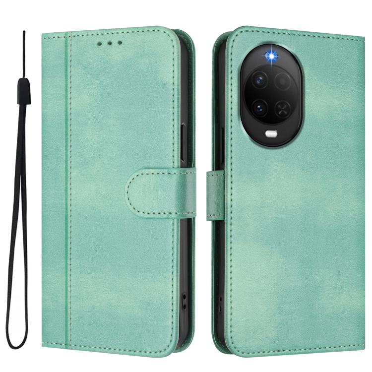 Line Splicing Buckle Retro Leather Phone Case, For Huawei nova 16z, For Huawei nova 16, For Huawei Pura 90 Pro Max 5G, For Huawei Pura 90 Pro 5G, For Huawei Mate 70 Air 5G, For Huawei Enjoy 80s