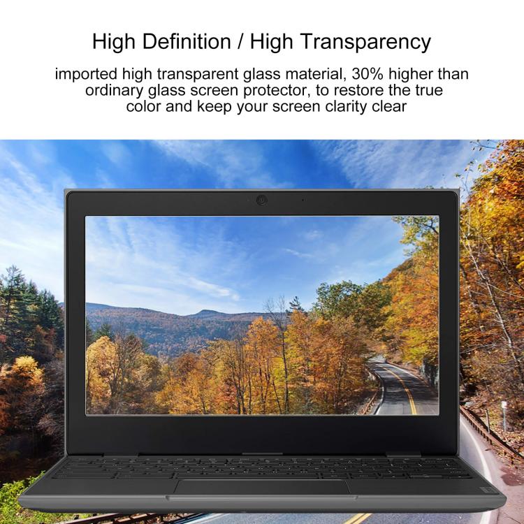 9H 0.3mm Explosion-proof Tempered Glass Film, For Lenovo 100e Chromebook 2nd Gen 11.6, For Lenovo Yoga Pad Pro 14.5 inch, For Lenovo IdeaPad Slim 3 Gen10 14, For Lenovo IdeaPad Slim 5 Light 14, For Lenovo IdeaPad Slim 3 Gen8 15.6                       ...