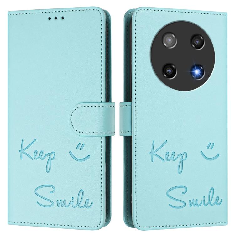 Smile Embossing RFID Leather Phone Case, For Coolpad C16, For Coolpad X100, For Coolpad Cool 40i