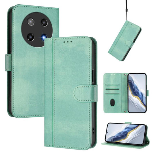Line Splicing Buckle Retro Leather Phone Case, For Coolpad C16, For Coolpad X100, For Coolpad Cool 40i