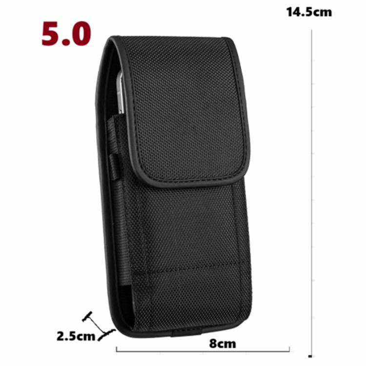 Universal Vertical Outdoor Phone Waist Bag, For 5 inch, For 5.5 inch, For 6.3 inch, For 7 inch